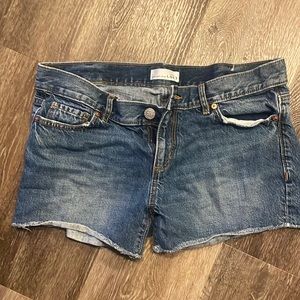 Size 4/27 loft denim shorts!  So cute!  Great condition!